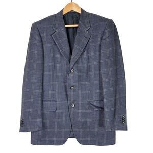 Corneliani  plaid  silk /wool extrafine Blazer